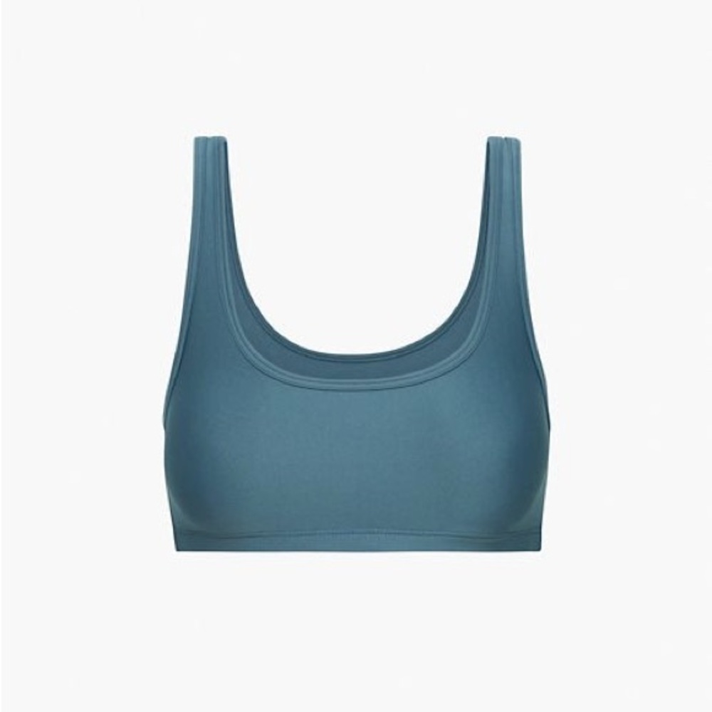 TNAGLOSS™ MINI BRA TOP- Cerulean Blue